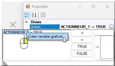 Créer variable G7